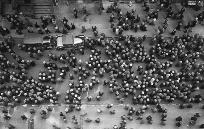 calle de Nueva York en 1939