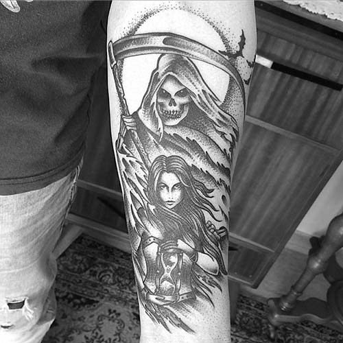 grim reaper tattoos with woman azrail dövmeleri grim reaper tattoos with woman azrail dövmeleri