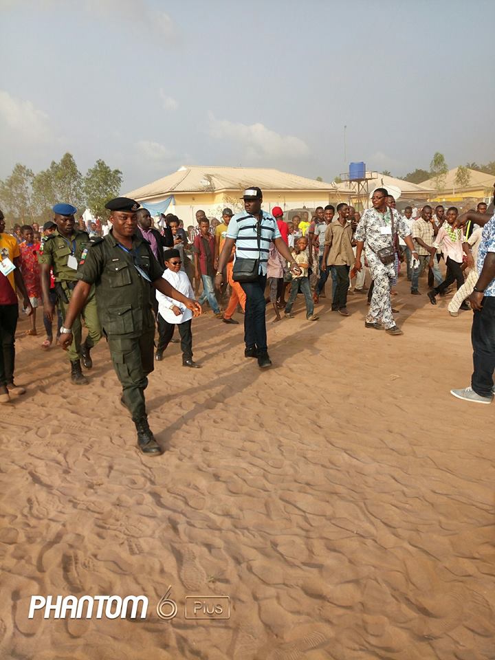Photos: Tight Security As Osita Iheme Pawpaw Attends Burial Ceremony In Oraifite Anambra