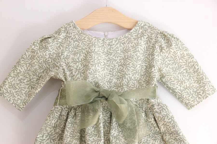 DIY patrones vestido niña volantes talla 3 a 8 años 