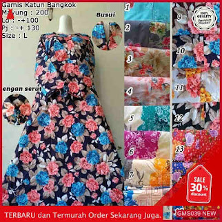 GMS039 ALFTH039G465 Gamis Maxi Katun Bangkok Dropship SK1939157228