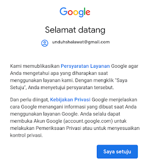 persyaratan layanan google