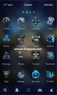 Blaze GO apk Theme