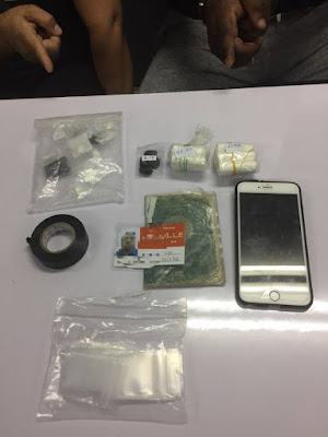 Photos: Nigerian man and his Thai wife arrested for alleged cocaine peddling in Bangkok
