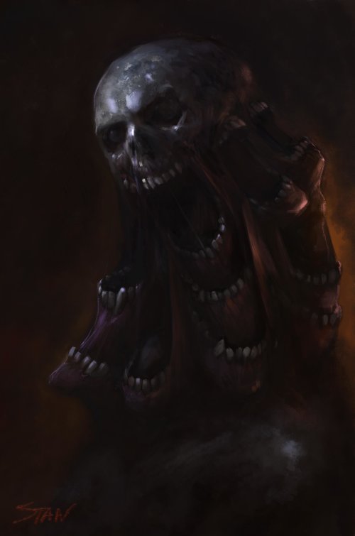 As sombrias ilustrações de fantasia e terror infernal de Ivan Stan Ivan Stan artstation arte ilustrações fantasia terror sombrio lovecraft inferno