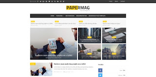 papermag blogger template