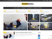 PaperMag Blogger Template Seo Responsive Free