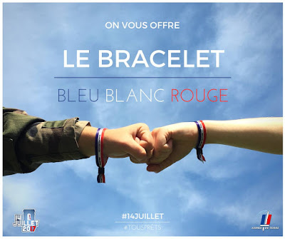 3 Bracelets Bleu-Blanc-Rouge Offerts Gratuitement par l'armée de Terre 3 Bracelets Bleu-Blanc-Rouge Offerts Gratuitement par l'armée de Terre