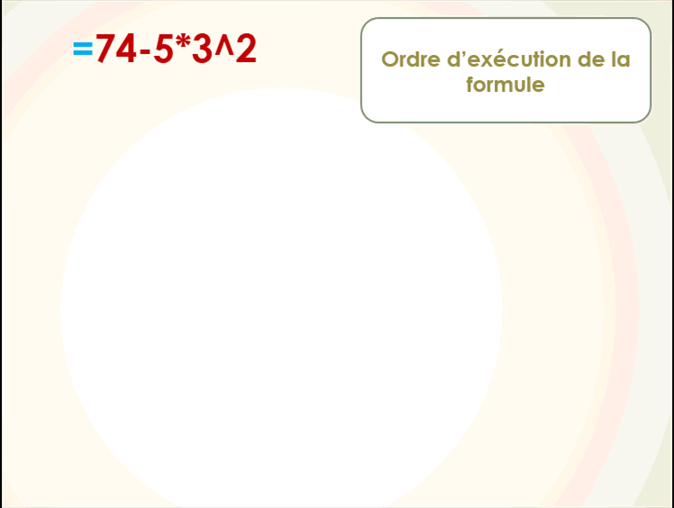 Opératuer exposant prend la priorité Opératuer exposant prend la priorité