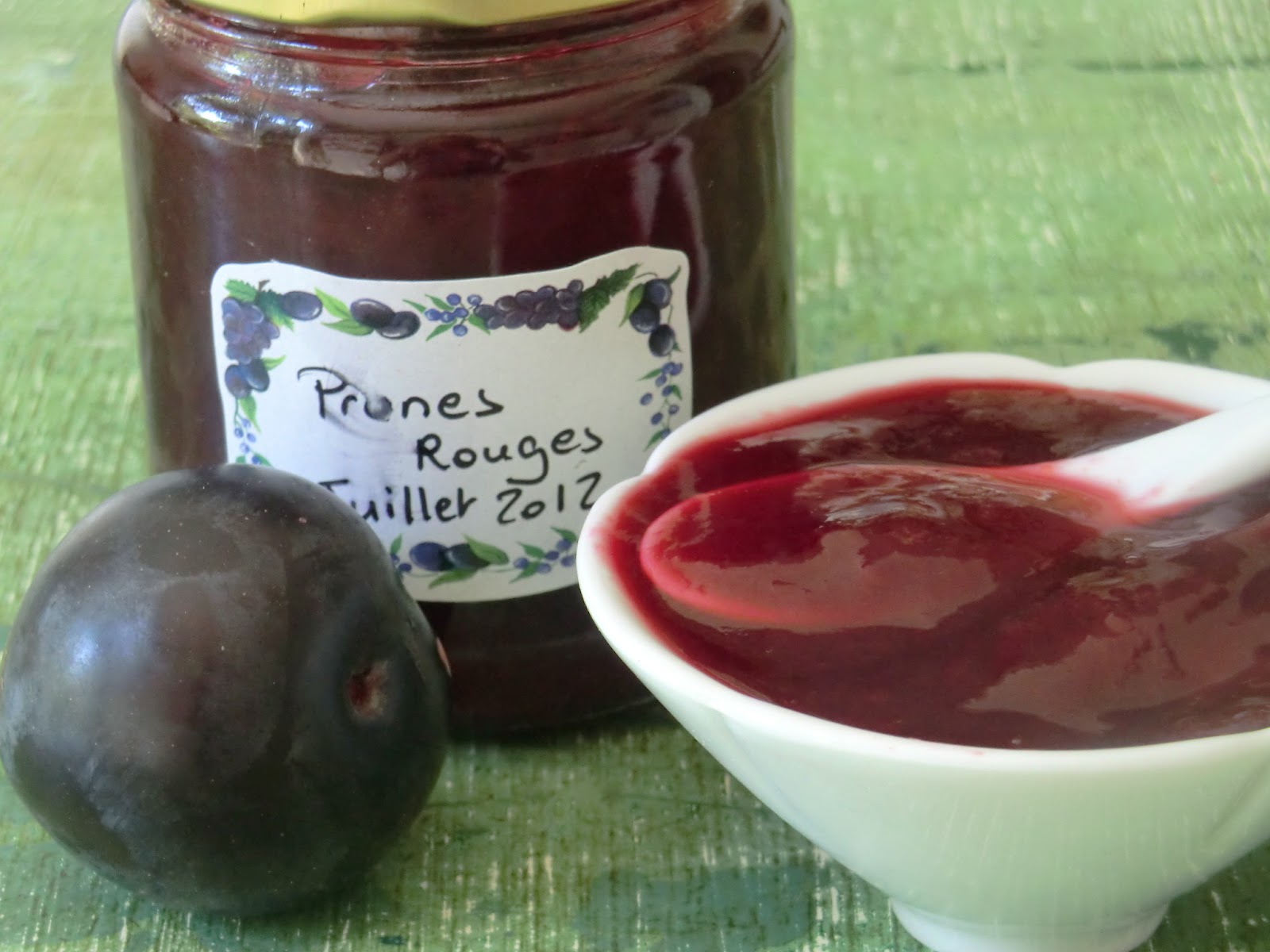 Confiture de prunes rouges à l'agaragar Ma petite cuisine gourmande