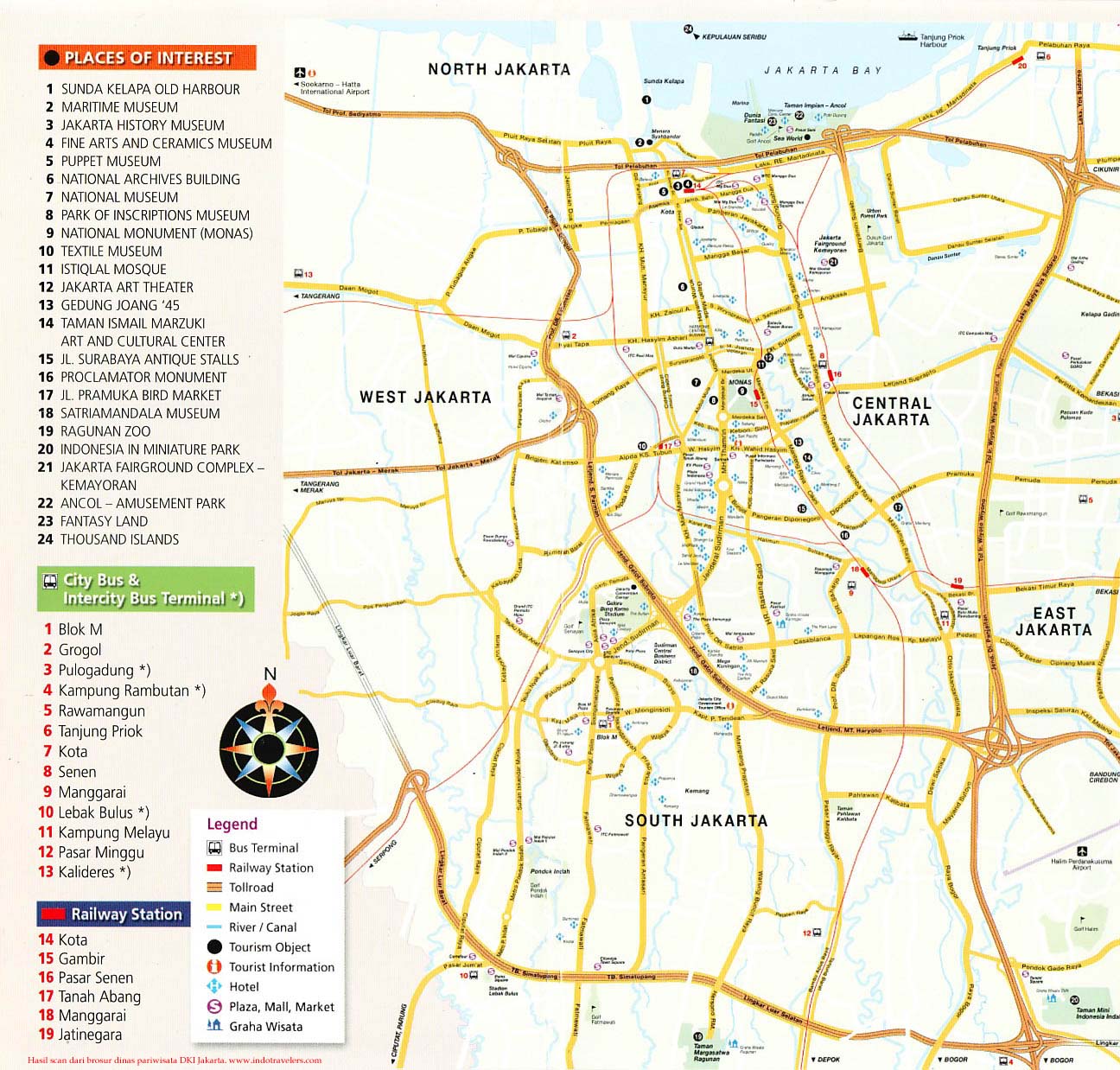 Jakarta Map ~ Tourism In Indonesia