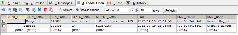 Value Types and Embedding Objects Example