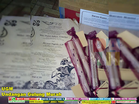 jual Undangan Gulung Murah