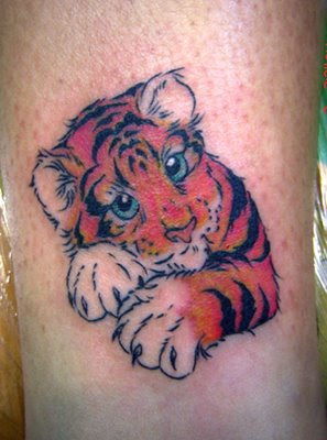 baby tiger tattoos