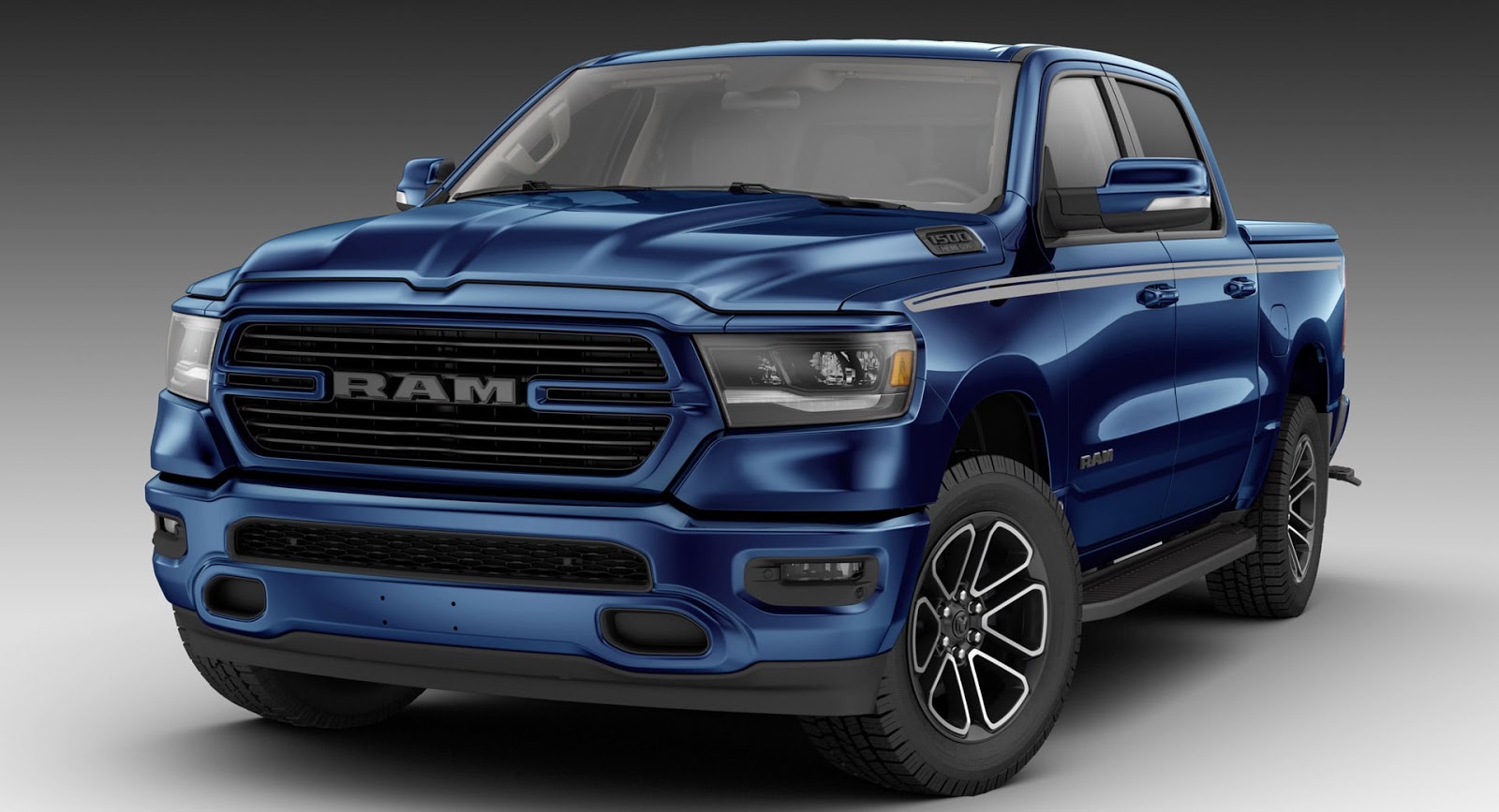 2019 Ram 1500 Looks Boss All Mopar'd Out In Patriot Blue - car news