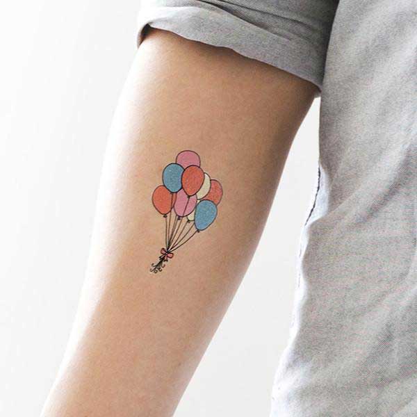 tatuagens de balões para as meninas tatuagens de balões para as meninas