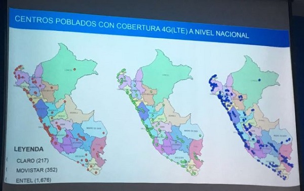 OSIPTEL - COBERTURA 4G EN PERÚ 2016 OSIPTEL - COBERTURA 4G EN PERÚ 2016