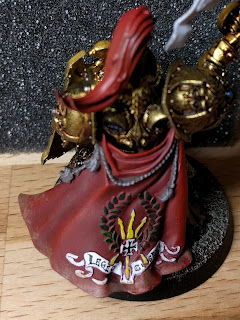 Close up of Custodes Shield-captain