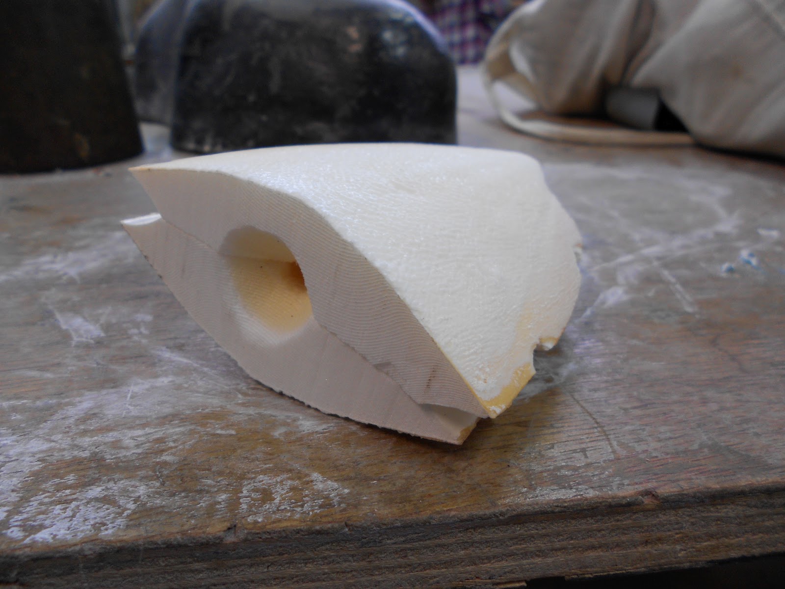 eve mattern Casting Pewter Using Cuttlefish Bone