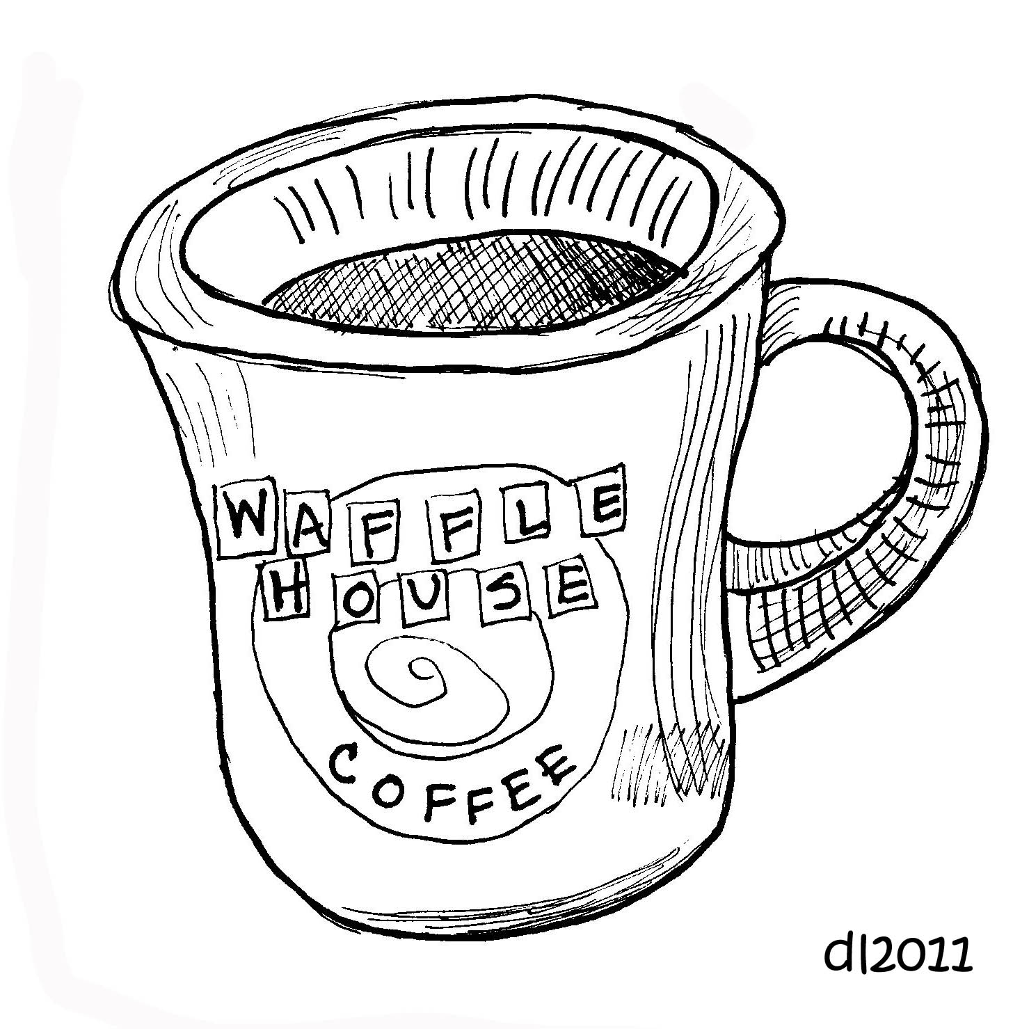 waffle coloring pages - photo #16