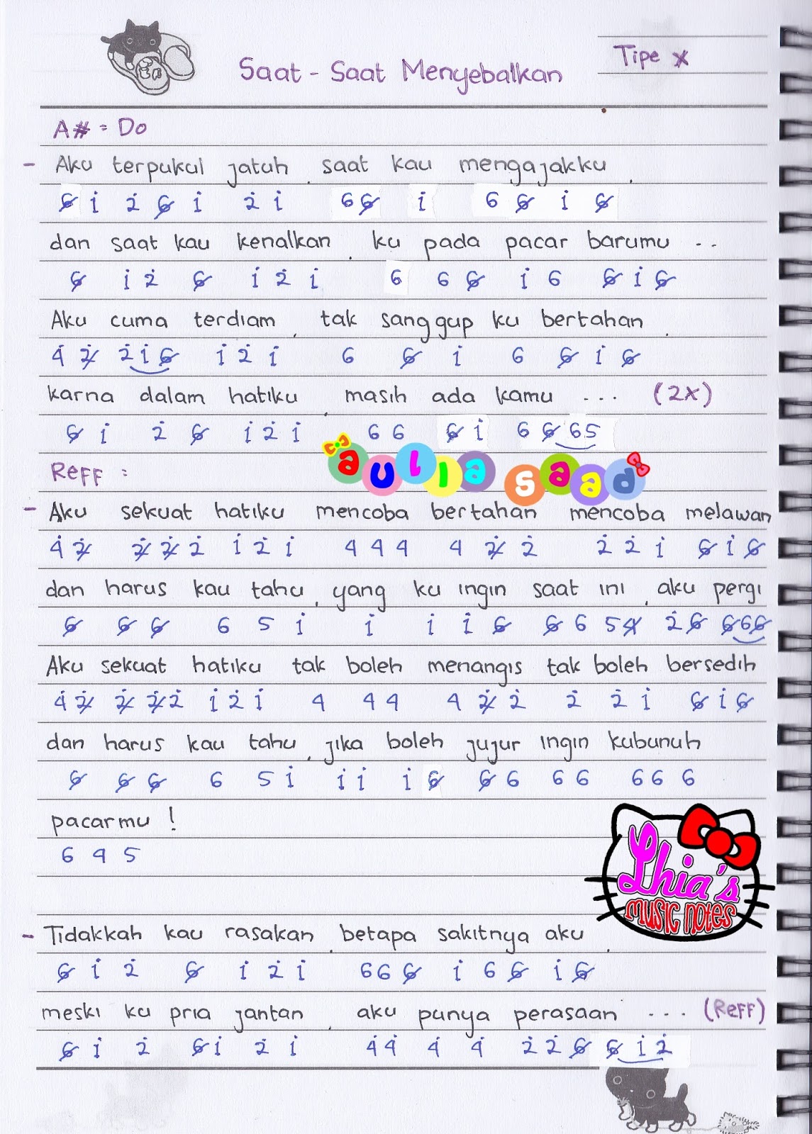 Not Angka Tipe X Saat Saat Menyebalkan Aulia S World