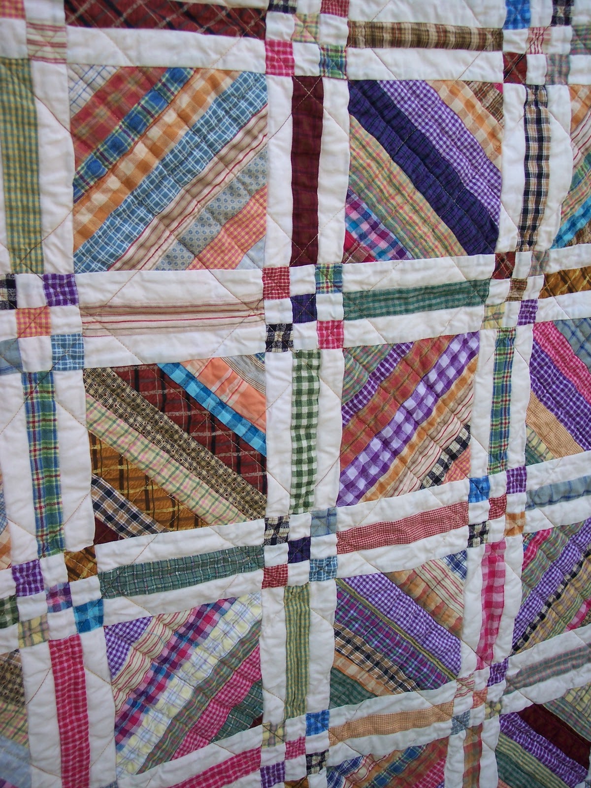 Strip Quilt Blocks Scrap Fabric Quilt Easy Block Quilts Strips Sewing