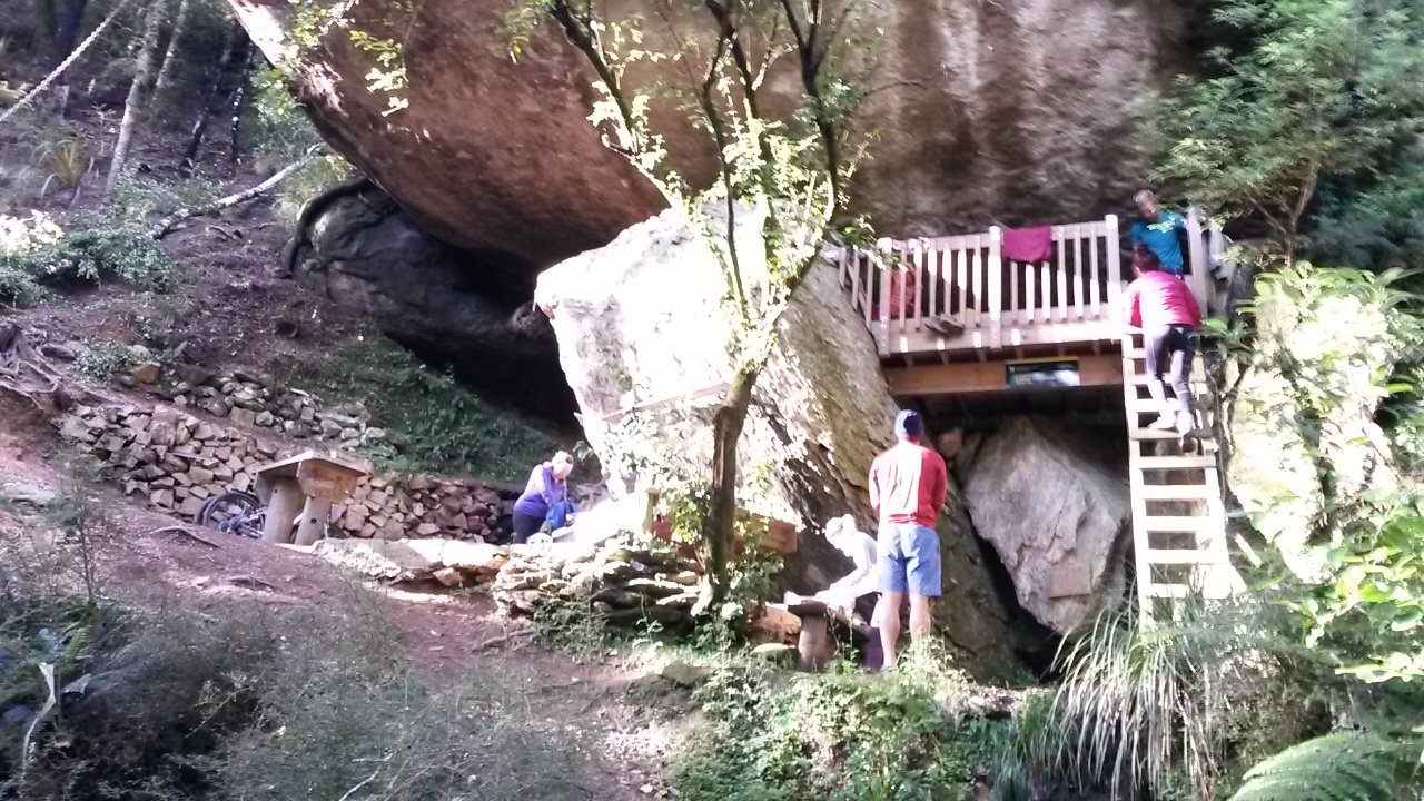 Biking and tramping trip blogs Barron Flats MTB