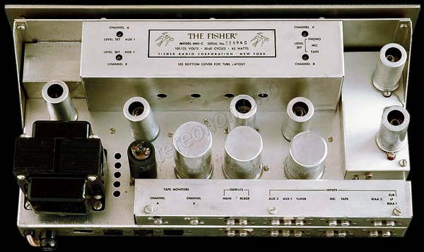 stereonomono - audio Hi Fi Compendium - 14 years on-line: The Fisher 400-C