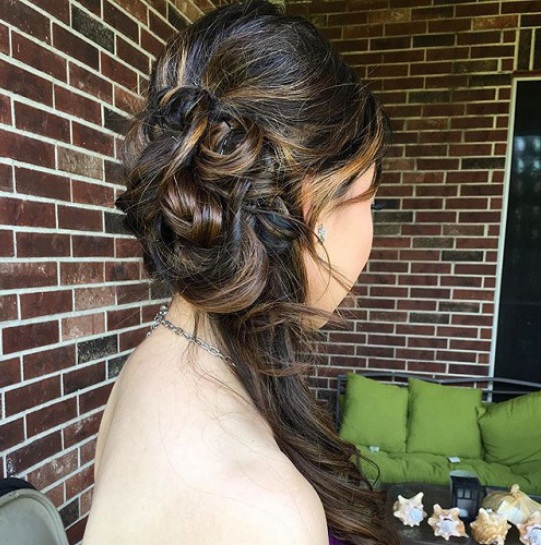 Awesome Beste Seite Frisuren Fur Prom Anthillz Net