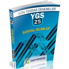 Güvender YGS 25x40 Sosyal Bilimler Son Tekrar Denemeleri Güvender YGS 25x40 Sosyal Bilimler Son Tekrar Denemeleri