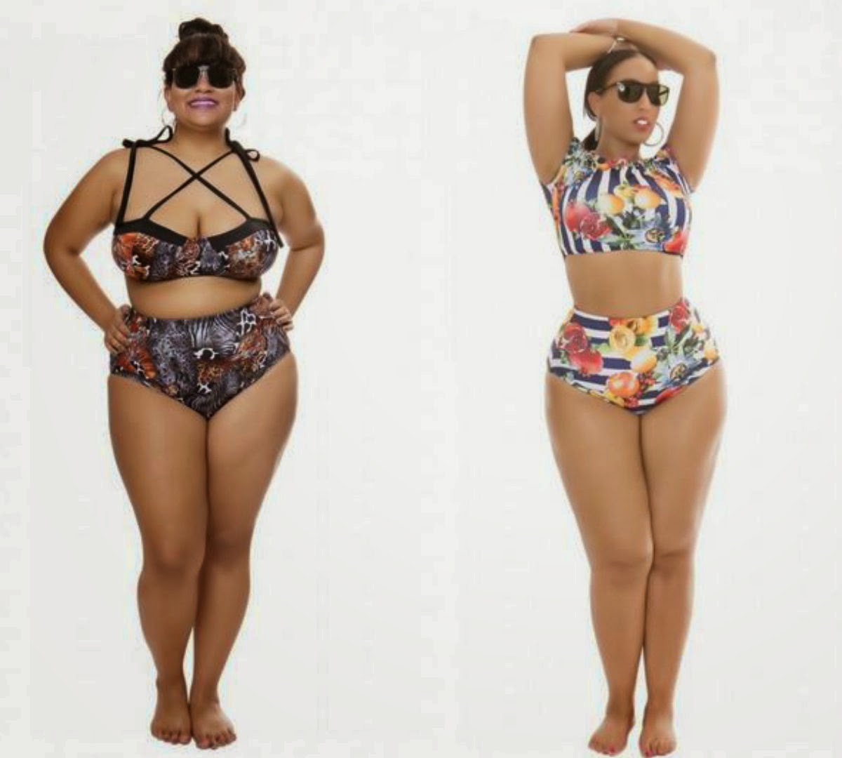 Plus size swimwear Rue 107 Curve bathing suit
