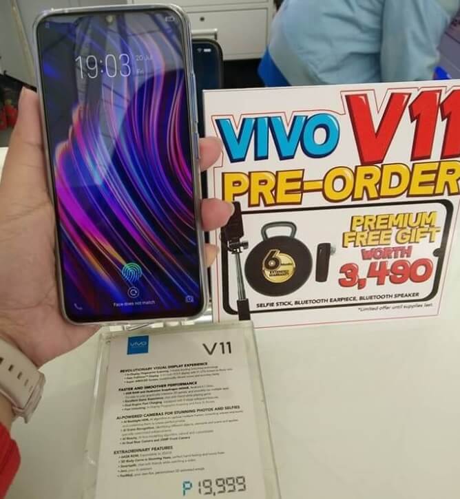 Vivo V11 Pre-order Details Spotted