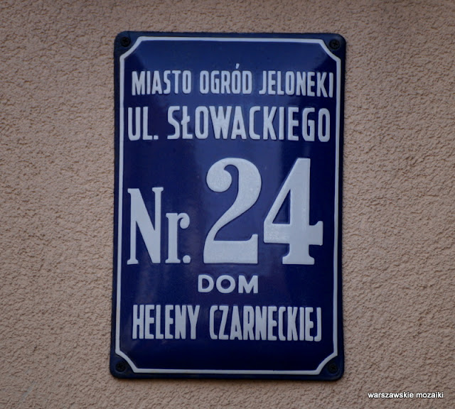 Warszawa Warsaw Wola nazwy ulic tabliczki