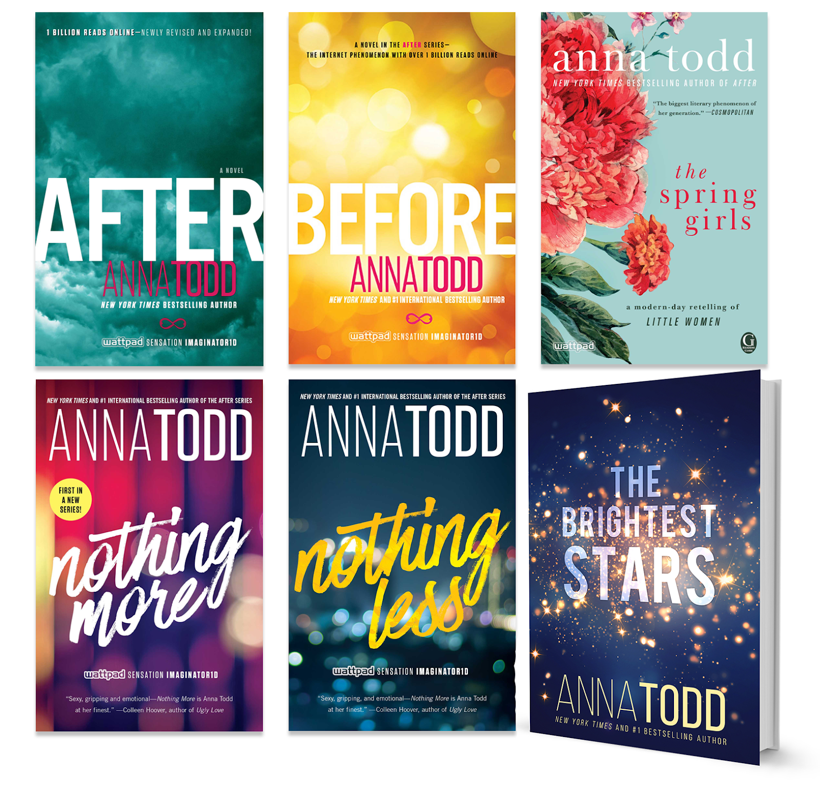 The Ultimate Anna Todd Giveaway Including the Latest, The Brightest Stars -  A Paper Arrow