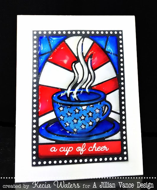 AJVD, Kecia Waters, Copic markers, patriotic