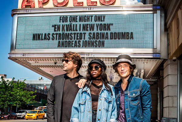 Niklas Strömstedt, Sabina Ddumba y Andreas Johnson (Photo: SVT) Niklas Strömstedt, Sabina Ddumba y Andreas Johnson (Photo: SVT)