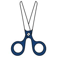 мужская стрижка ножницами.