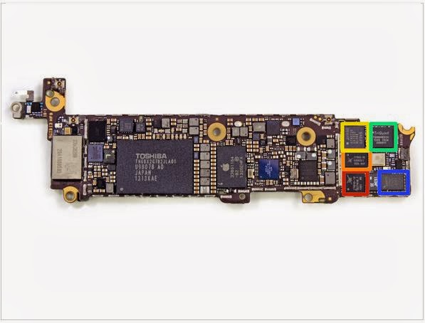 Video Detailed internal components of the iPhone 5c smartphone