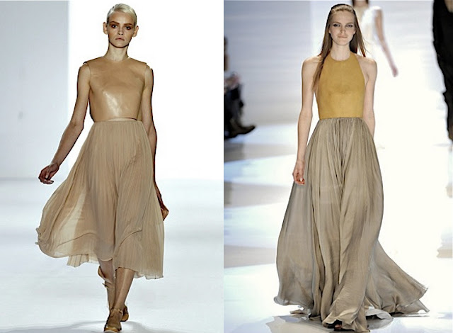 Chloé's SS 2011 collection [left] and Derek Lam FW 2011/12 [right]. | Cool Chic Style Fashion