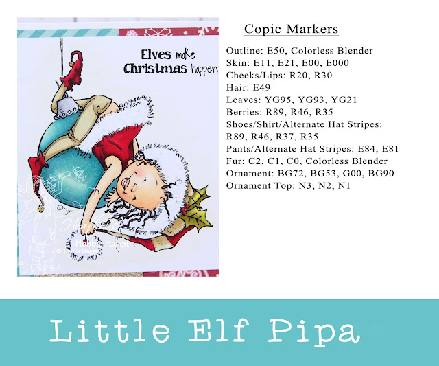 Heather's Hobbie Haven - Little Elf Pipa Card
