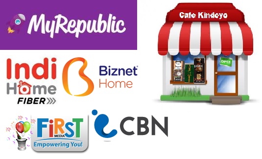 CAFE KINDOYO: Beberapa Penyedia Layanan Internet Fiber di