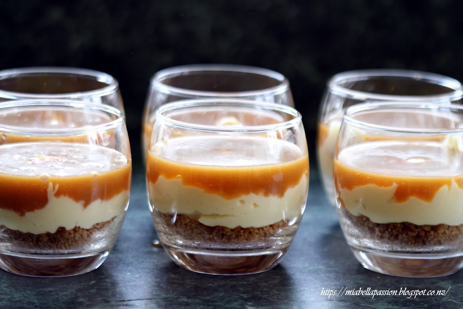 Salted Caramel Cheesecake Pots...