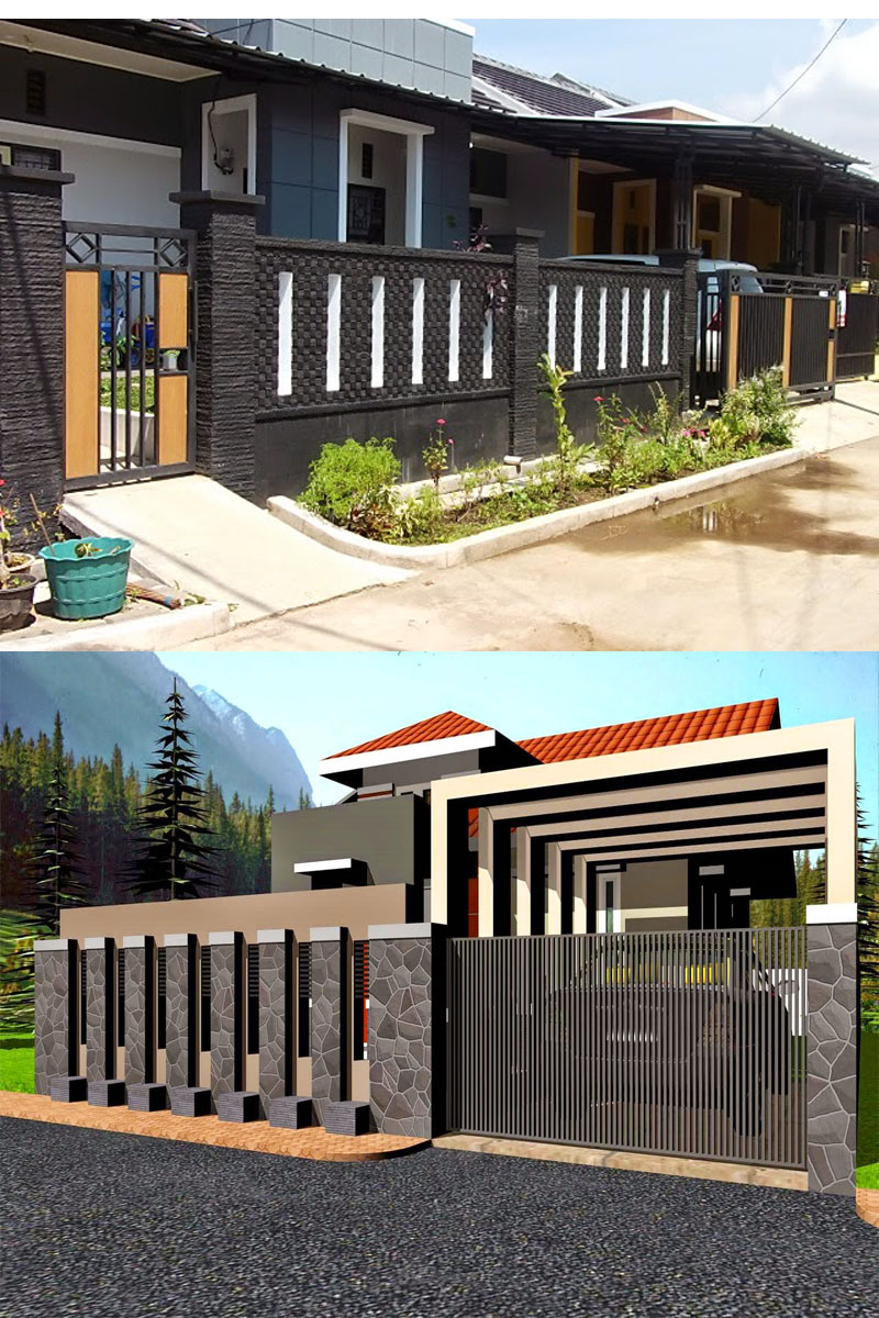 modelrumahminimalis 2020 Contoh Pagar Tembok Minimalis Images modelrumahminimalis 2020 Contoh Pagar Tembok Minimalis Images