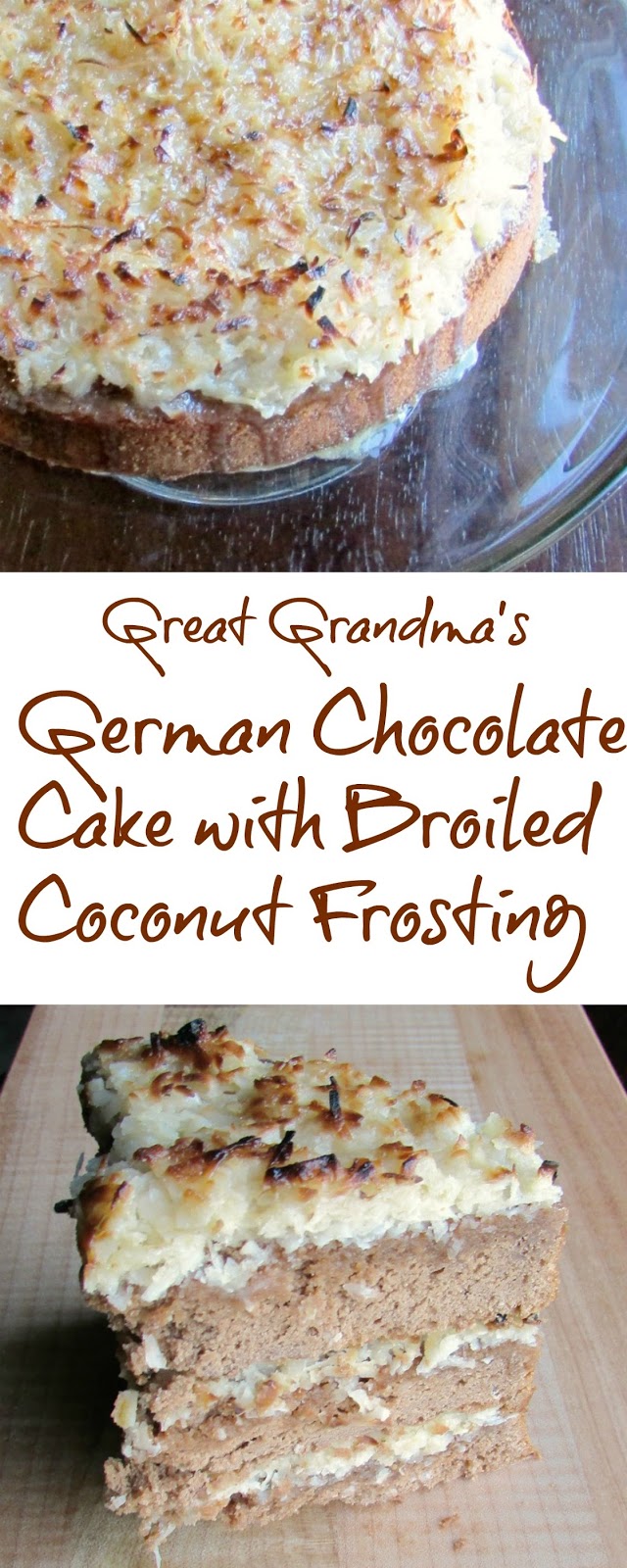 Cooking With Carlee Great Grandma's German Chocolate Cake with Broiled