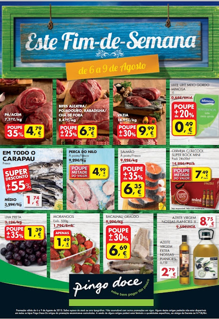 Antevisão folheto Pingo Doce 6 a 9ago 