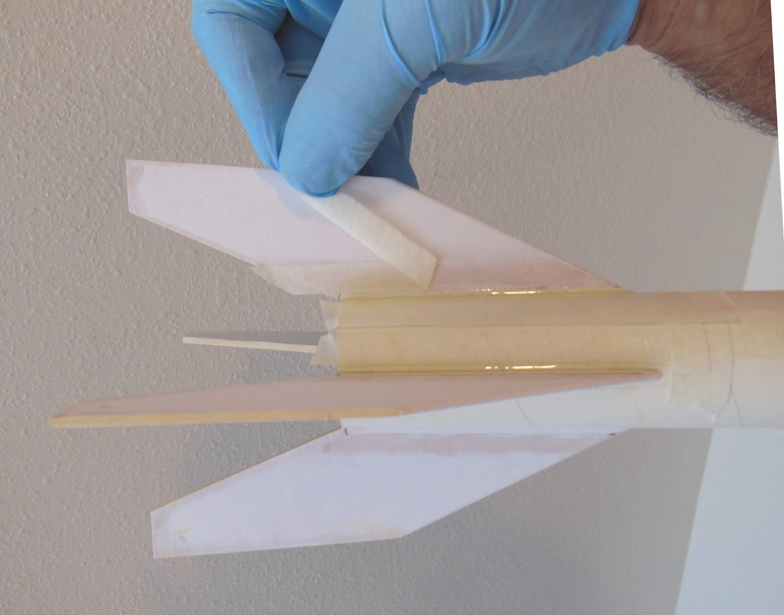 Model Rocket Building Big Girtha Build Part 13, Epoxy Fillets