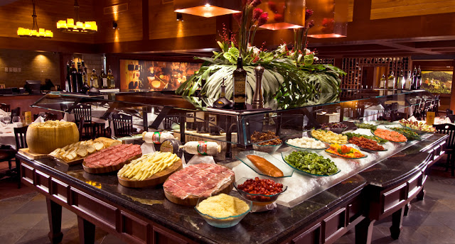 Buffet da Churrascaria brasileira Fogo de Chão em Orlando Buffet da Churrascaria brasileira Fogo de Chão em Orlando