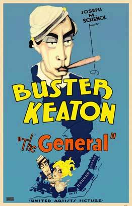 Cartel de la película : El maquinista de la General (Buster Keaton, 1926)