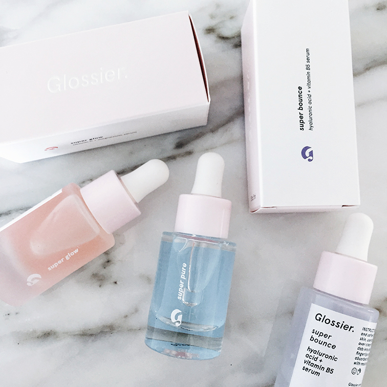 Glossier the Supers serums