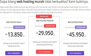 Hostinger Indonesia, Web Hosting Murah Terbaik Untuk Website Dan Blog
